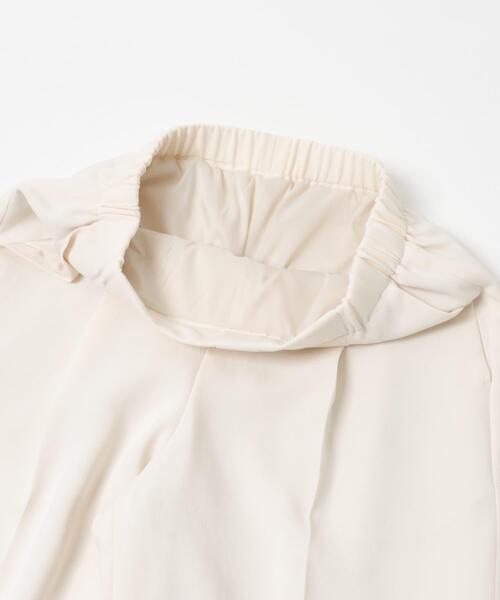 URBAN RESEARCH ROSSO WOMEN（アーバンリサーチ　ロッソ）の「DONEEYU　ダブルクロスワイドパンツ（その他パンツ・レディース・オフホワイト/ブラック・36/38）」の12枚目の写真