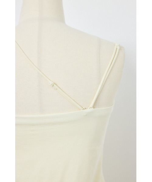 AZUL by moussy（アズールバイマウジー）の「カップ付きチューブトップ(レギュラー)（キャミソール・レディース・オフホワイト/ブラウン/ライム/ブラック・MEDIUM/SMALL）」の9枚目の写真