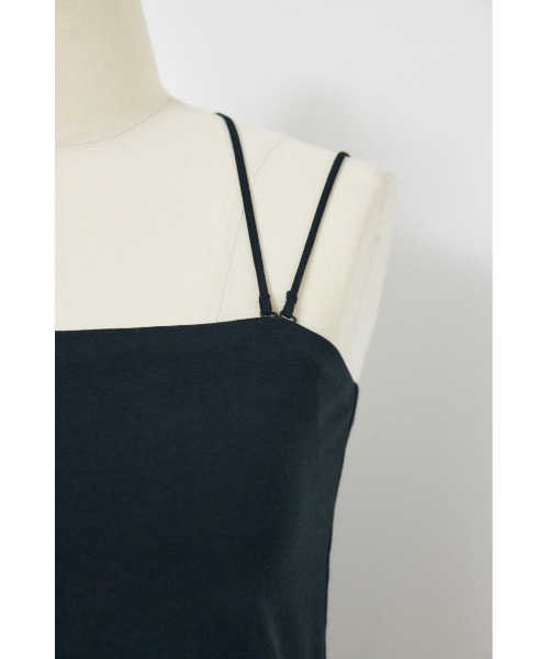 AZUL by moussy（アズールバイマウジー）の「カップ付きチューブトップ(レギュラー)（キャミソール・レディース・オフホワイト/ブラウン/ライム/ブラック・MEDIUM/SMALL）」の15枚目の写真