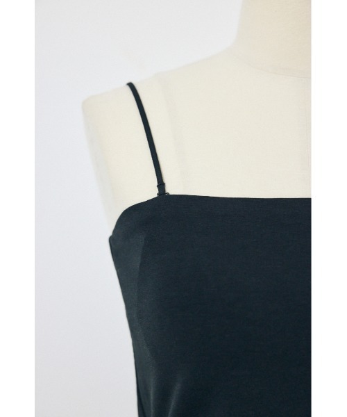 AZUL by moussy（アズールバイマウジー）の「カップ付きチューブトップ(レギュラー)（キャミソール・レディース・オフホワイト/ブラウン/ライム/ブラック・MEDIUM/SMALL）」の16枚目の写真