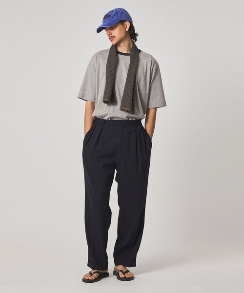 Steven Alan（スティーブンアラン）の「＜Steven Alan＞ リンガー クルーネック Tシャツ NARROW（Tシャツ/カットソー・メンズ・ダークブラウン/グレー系・XL/L/M/S）」の17枚目の写真