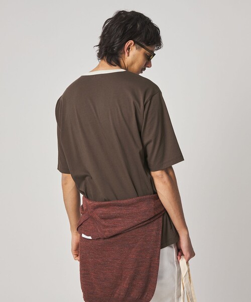 Steven Alan(スティーブンアラン)の「<Steven Alan> リンガー クルーネック Tシャツ NARROW(Tシャツ/カットソー・メンズ・ダークブラウン/グレー系・XL/L/M/S)」の10枚目の写真