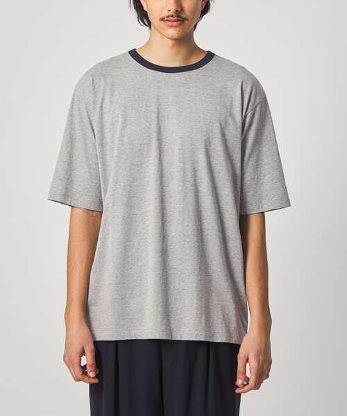 Steven Alan(スティーブンアラン)の「<Steven Alan> リンガー クルーネック Tシャツ NARROW(Tシャツ/カットソー・メンズ・ダークブラウン/グレー系・XL/L/M/S)」の12枚目の写真