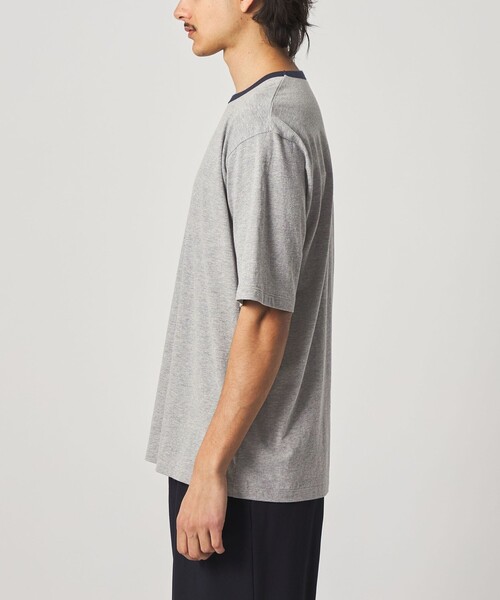 Steven Alan(スティーブンアラン)の「<Steven Alan> リンガー クルーネック Tシャツ NARROW(Tシャツ/カットソー・メンズ・ダークブラウン/グレー系・XL/L/M/S)」の13枚目の写真