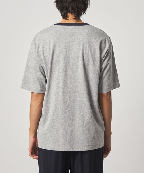 Steven Alan（スティーブンアラン）の「＜Steven Alan＞ リンガー クルーネック Tシャツ NARROW（Tシャツ/カットソー・メンズ・ダークブラウン/グレー系・XL/L/M/S）」の3枚目の写真
