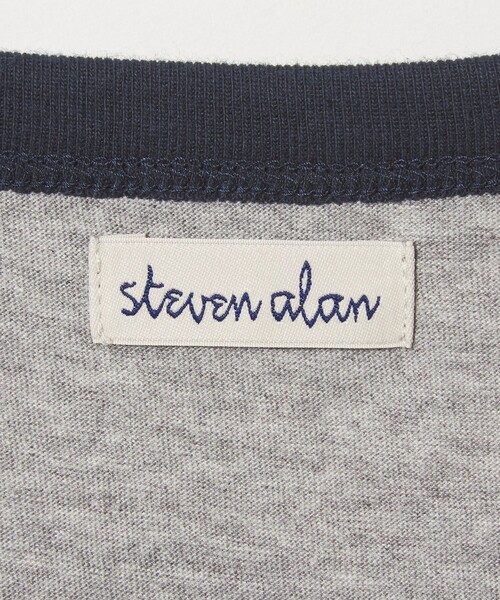 Steven Alan（スティーブンアラン）の「＜Steven Alan＞ リンガー クルーネック Tシャツ NARROW（Tシャツ/カットソー・メンズ・ダークブラウン/グレー系・XL/L/M/S）」の13枚目の写真
