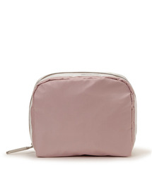 LeSportsac（レスポートサック）の「10TH ESSENTIAL SQ COSMETIC シルバーピンク ライムライトC（ポーチ）」