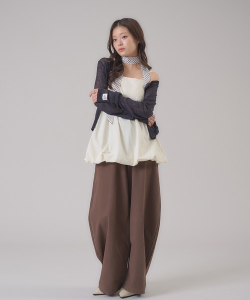 apres jour mignon(アプレジュールミニョン)の「アイレットシアーカーディガン(カーディガン/ボレロ・レディース・アイボリー/ピンク/ネイビー・フリー/LARGE)」の22枚目の写真