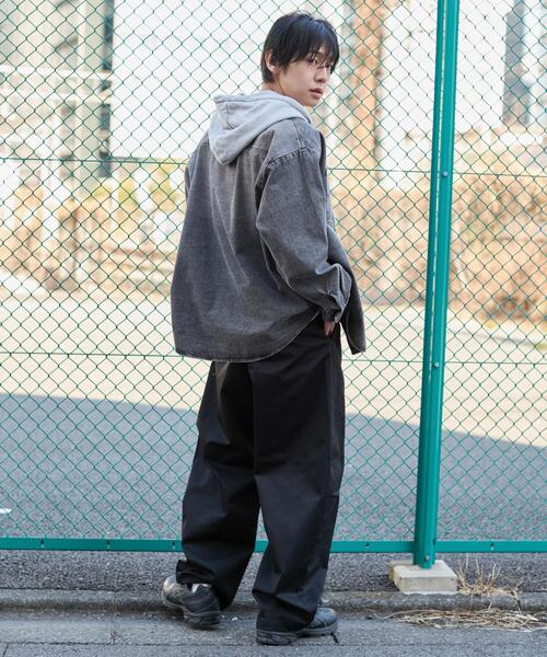 WEGO（ウィゴー）の「WEGO/【26年春新作】キーチャーム付きチノカーブパンツ（その他パンツ・メンズ・ブラック/ベージュ・LARGE/MEDIUM）」の14枚目の写真