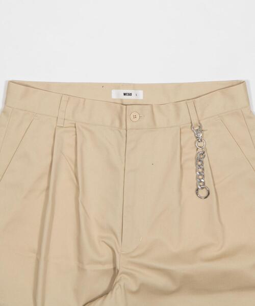 WEGO（ウィゴー）の「WEGO/【26年春新作】キーチャーム付きチノカーブパンツ（その他パンツ・メンズ・ブラック/ベージュ・LARGE/MEDIUM）」の17枚目の写真