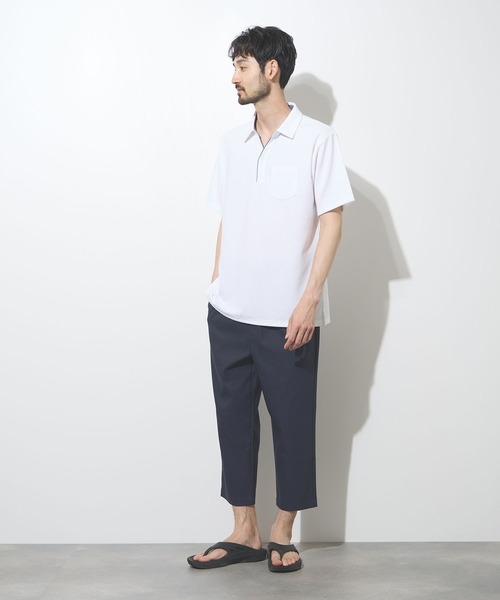 Mac-House（マックハウス）の「【REALSTANDARD/リアルスタンダード 】マイラククロップドパンツ（その他パンツ・メンズ・チャコールグレー/ブラック/ネイビー/ベージュ・S/M/L/XL）」の12枚目の写真