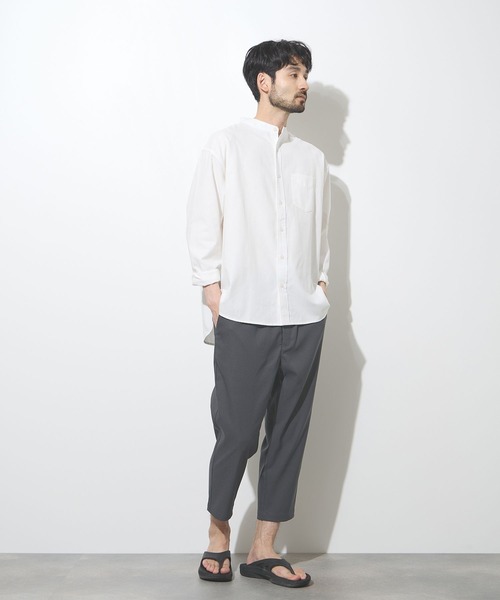 Mac-House（マックハウス）の「【REALSTANDARD/リアルスタンダード 】マイラククロップドパンツ（その他パンツ・メンズ・チャコールグレー/ブラック/ネイビー/ベージュ・S/M/L/XL）」の10枚目の写真