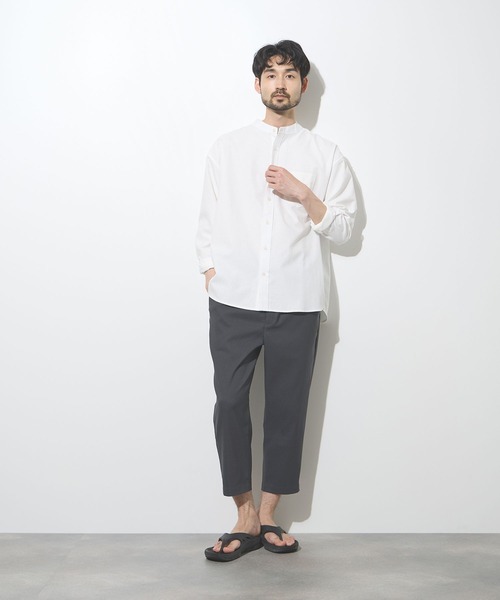 Mac-House（マックハウス）の「【REALSTANDARD/リアルスタンダード 】マイラククロップドパンツ（その他パンツ・メンズ・チャコールグレー/ブラック/ネイビー/ベージュ・S/M/L/XL）」の9枚目の写真