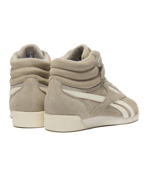 Reebok(リーボック)の「REEBOK F/S HI(リーボック フリースタイル ハイ)(スニーカー・レディース・ベージュ・23cm/23.5cm/24cm/24.5cm/25cm)」の2枚目の写真