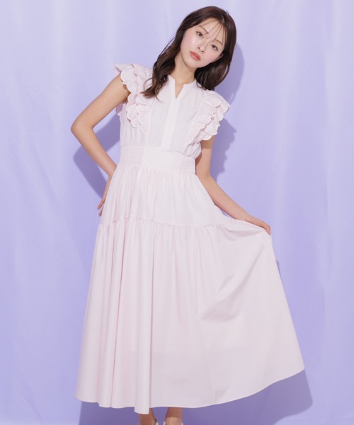 カットワークカラーワンピース（ワンピース）｜JILL by JILL STUART