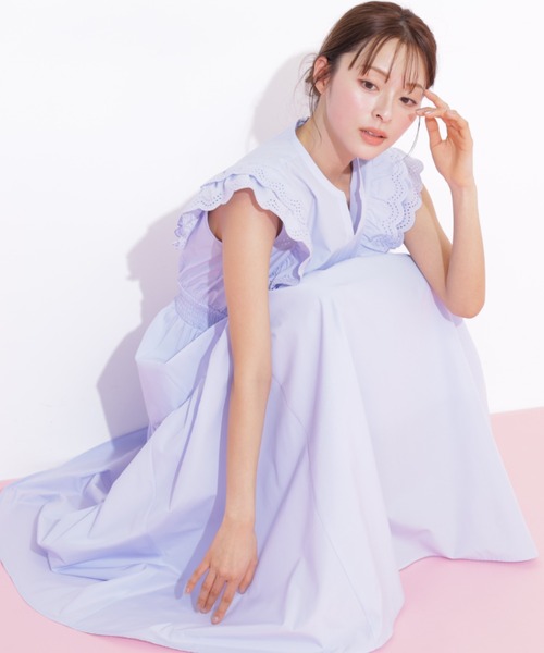 カットワークカラーワンピース（ワンピース）｜JILL by JILL STUART