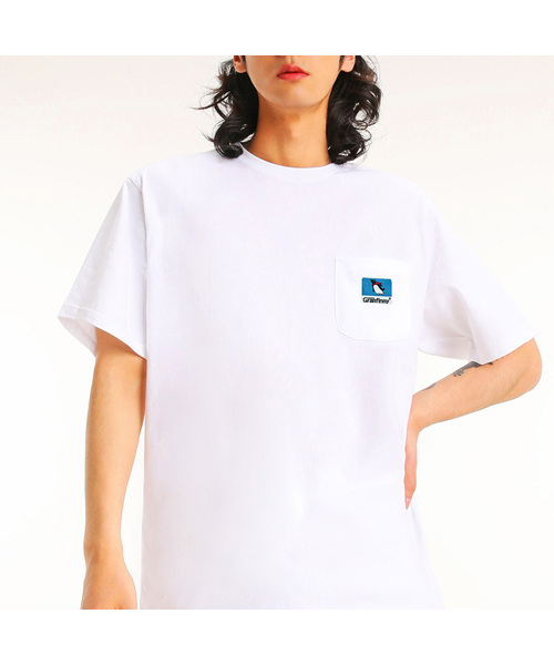 GRANFINNY(グランフィニ)の「スーパーペンギンポケット半袖Tシャツ GFBT210(Tシャツ/カットソー・レディース・ブラック/ホワイト・MEDIUM/LARGE/X-LARGE/XX-LARGE)」の2枚目の写真