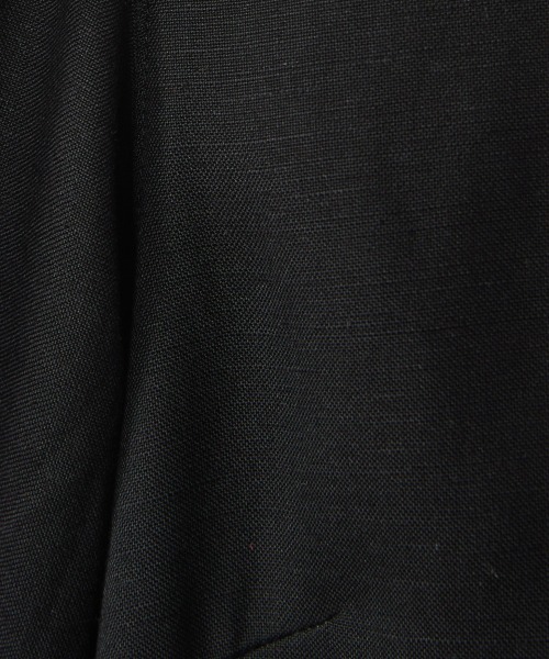CHIC STYLE(シックスタイル)の「レーヨン麻パフスリーブロングワンピース<大きいサイズ有>シックスタイル(ワンピース・レディース・ブラック/レッド・3L/LL/L/M/5L/4L)」の21枚目の写真