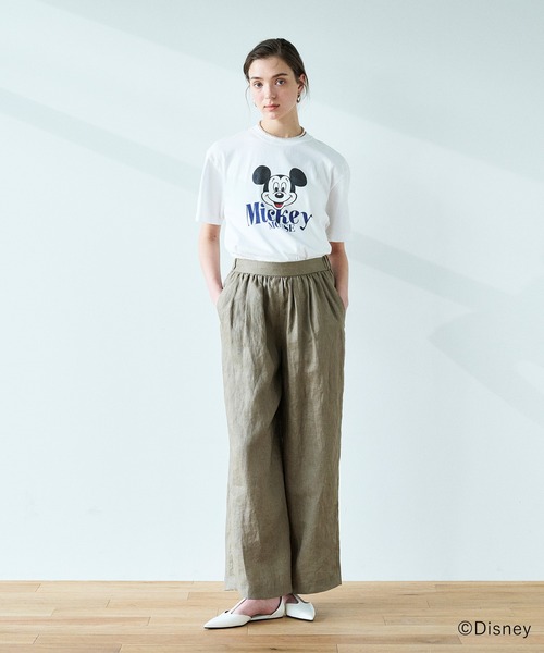 N.O.R.C(ノーク)の「【GOOD ROCK SPEED】MICKEY MOUSE / ロゴ Tシャツ(Tシャツ/カットソー・レディース・ホワイト/ブラウン・フリー)」の7枚目の写真