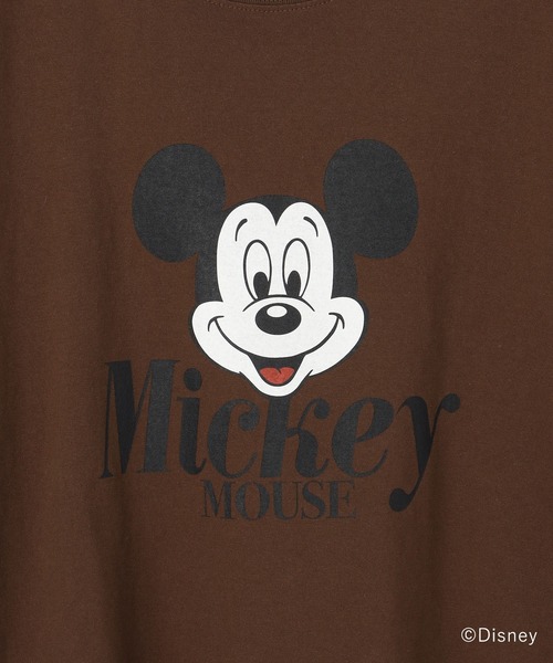 N.O.R.C(ノーク)の「【GOOD ROCK SPEED】MICKEY MOUSE / ロゴ Tシャツ(Tシャツ/カットソー・レディース・ホワイト/ブラウン・フリー)」の18枚目の写真