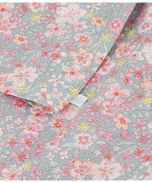 PETIT BATEAU(プチバトー)の「フラワープリント半袖ブラウス(シャツ/ブラウス・キッズ・ライトグリーン・4YEAR/3YEAR)」の3枚目の写真