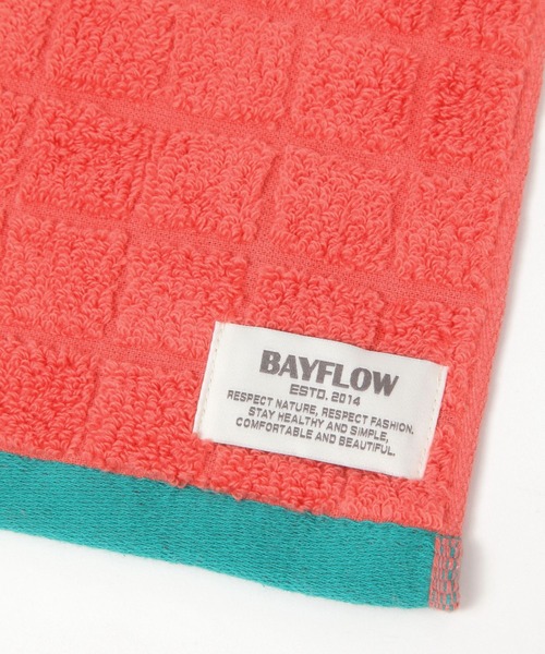 BAYFLOW(ベイフロー)の「BFフェイスタオル(格子)80×35(タオル・レディース・レッド/ベージュ/ブルー/ライトブルー/ライトグレー・0)」の12枚目の写真