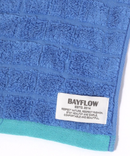 BAYFLOW(ベイフロー)の「BFフェイスタオル(格子)80×35(タオル・レディース・レッド/ベージュ/ブルー/ライトブルー/ライトグレー・0)」の10枚目の写真