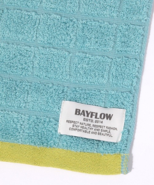 BAYFLOW(ベイフロー)の「BFフェイスタオル(格子)80×35(タオル・レディース・レッド/ベージュ/ブルー/ライトブルー/ライトグレー・0)」の8枚目の写真