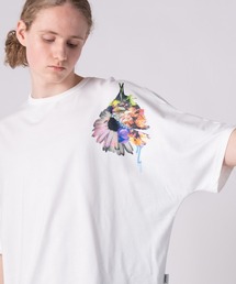 rehacer | rehacer : × everglouu  Art Bloom Dolman CS/ アートブルーム ドルマン  カットソー(Tシャツ/カットソー)