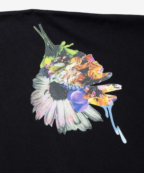 rehacer（レアセル）の「rehacer : × everglouu  Art Bloom Dolman CS/ アートブルーム ドルマン  カットソー（Tシャツ/カットソー・メンズ・ホワイト/ブラック・SMALL/X-LARGE/LARGE/MEDIUM）」の13枚目の写真