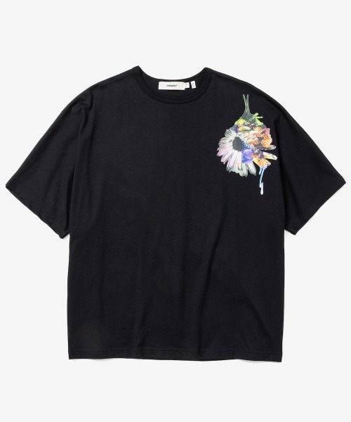rehacer（レアセル）の「rehacer : × everglouu  Art Bloom Dolman CS/ アートブルーム ドルマン  カットソー（Tシャツ/カットソー・メンズ・ホワイト/ブラック・SMALL/X-LARGE/LARGE/MEDIUM）」の10枚目の写真