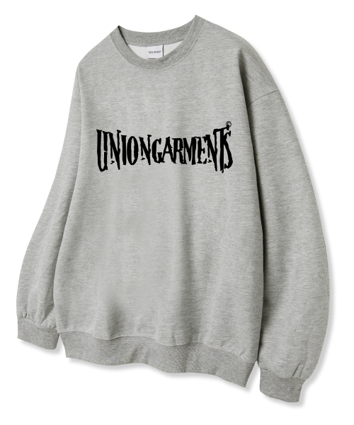 Union Garments(ユニオンガーメンツ)の「クラックション 裏毛 スウェットTシャツ グレー(スウェット・レディース・その他・L/XL/XXL)」の1枚目の写真