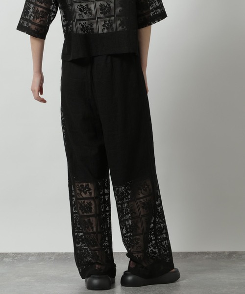 LAKOLE（ラコレ）の「ブロックレースワイドパンツ /663221（その他パンツ・レディース・アイボリー/ブラック/ラベンダー/ブラウン・FREE）」の17枚目の写真