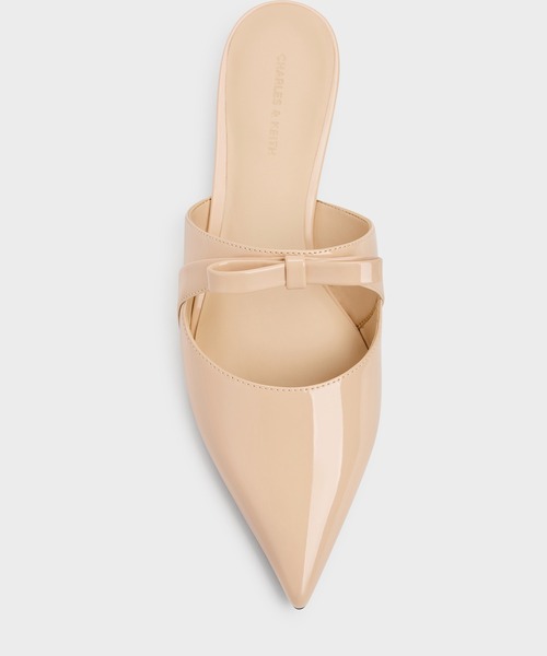 CHARLES & KEITH(チャールズ & キース)の「Kaleen カリーン ポインテッドミュール(パンプス・レディース・ブラック/アイボリー・23.5cm/23cm/22.5cm/25.5cm/25cm/24.5cm)」の6枚目の写真