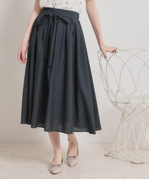 couture brooch（クチュールブローチ）の「【洗える】パレットボイル 細リボン付きスカート（スカート）」