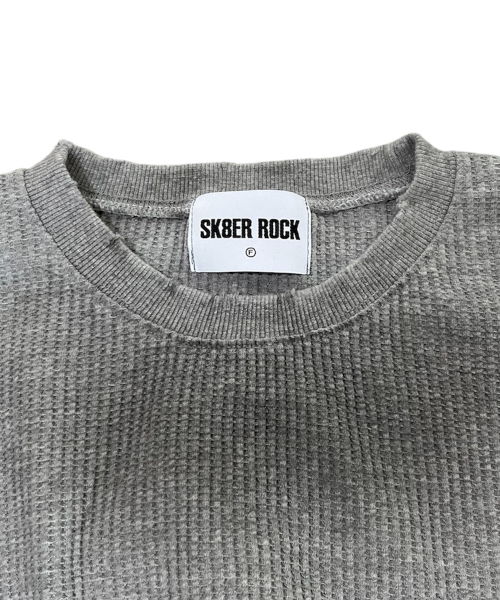 SK8ER ROCK（スケーターロック）の「Cross Painting Grunge T-Shirt ((melange gray))（Tシャツ/カットソー・レディース・その他・FREE）」の3枚目の写真