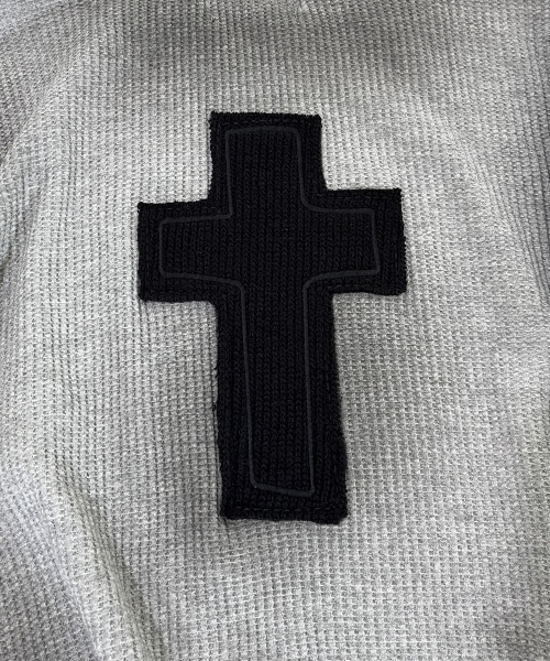 SK8ER ROCK（スケーターロック）の「Cross Painting Grunge T-Shirt ((melange gray))（Tシャツ/カットソー・レディース・その他・FREE）」の7枚目の写真