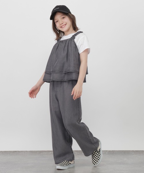 GLOBAL WORK(グローバルワーク)の「サラサライージーデニムパンツ/656389(デニムパンツ・キッズ・ライトブルー/ブラック/ブルー・160cm/150cm/140cm/130cm)」の21枚目の写真