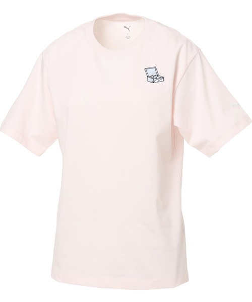 PUMA（プーマ）の「【別注】プーマ PUMA ANIMAL GRAPHIC TEE 限定コラボ（Tシャツ/カットソー・レディース・ピンク/ホワイト/グレー・S/M/L/XL）」の11枚目の写真