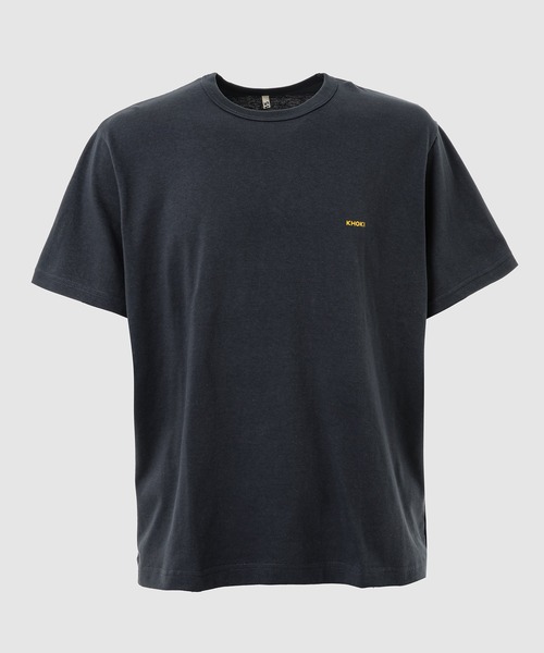 KHOKI(コッキ)の「Printed T-shirt(Tシャツ/カットソー・メンズ・ホワイト/ブラック/チャコール・3/4)」の3枚目の写真