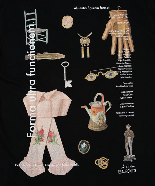 KHOKI(コッキ)の「Printed T-shirt(Tシャツ/カットソー・メンズ・ホワイト/ブラック/チャコール・3/4)」の6枚目の写真