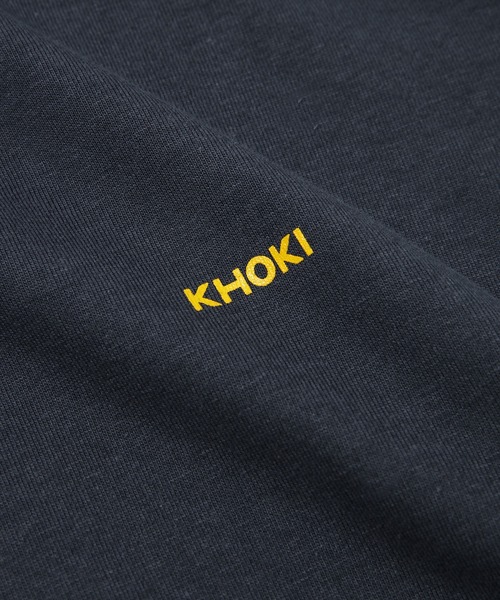 KHOKI(コッキ)の「Printed T-shirt(Tシャツ/カットソー・メンズ・ホワイト/ブラック/チャコール・3/4)」の10枚目の写真