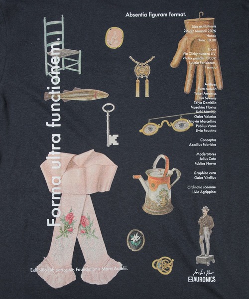 KHOKI(コッキ)の「Printed T-shirt(Tシャツ/カットソー・メンズ・ホワイト/ブラック/チャコール・3/4)」の9枚目の写真