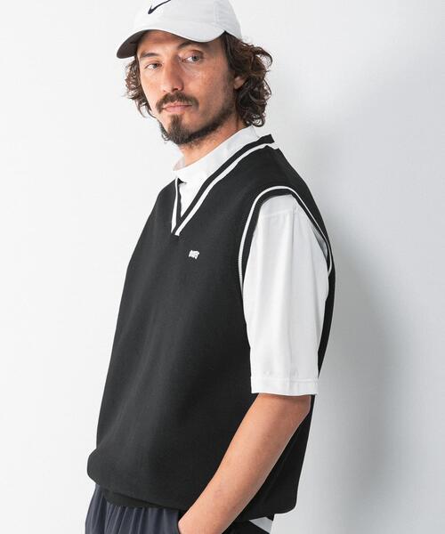 URBAN RESEARCH Sonny Label(アーバンリサーチサニーレーベル)の「OOPS ニットベスト(ベスト・メンズ・ブラック/ネイビー・LARGE/X-LARGE/MEDIUM)」の3枚目の写真