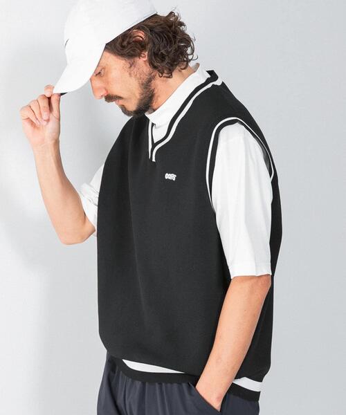 URBAN RESEARCH Sonny Label(アーバンリサーチサニーレーベル)の「OOPS ニットベスト(ベスト・メンズ・ブラック/ネイビー・LARGE/X-LARGE/MEDIUM)」の6枚目の写真