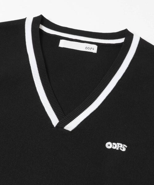 URBAN RESEARCH Sonny Label(アーバンリサーチサニーレーベル)の「OOPS ニットベスト(ベスト・メンズ・ブラック/ネイビー・LARGE/X-LARGE/MEDIUM)」の17枚目の写真