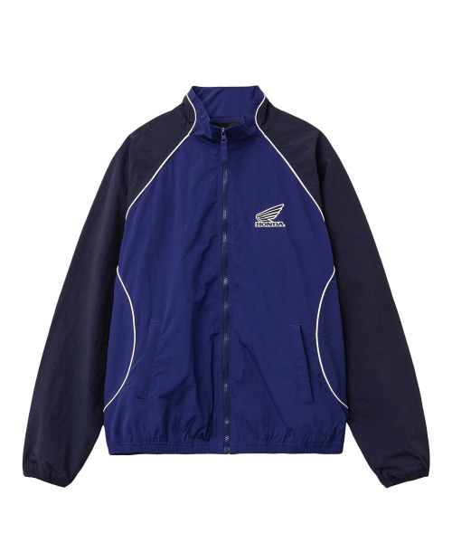 PHYPS MOTORCYCLE(フィップスモーターサイクル)の「Nylon Vintage Color Block Track Jacket Blue(ナイロンジャケット・レディース・その他・SMALL/MEDIUM/LARGE/X-LARGE)」の2枚目の写真