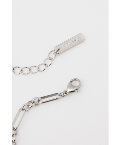 MOUSSY(マウジー)の「RANDOM CHAIN ネックレス(ネックレス・レディース・シルバー・FREE)」の5枚目の写真