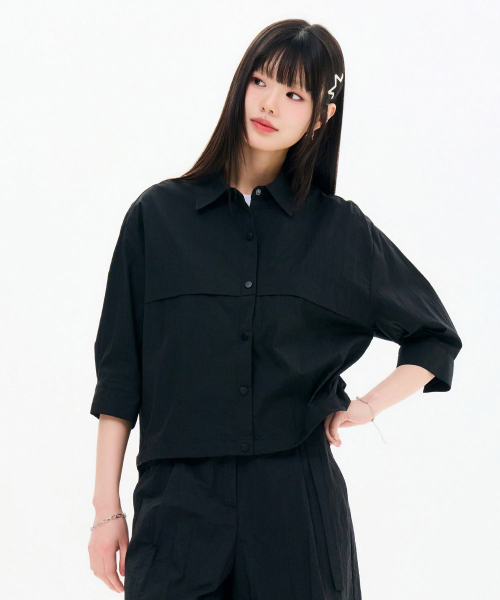 CHASECULT(チェイスカルト)の「レディース 7部袖カラージャンパー-FBRG4174C03(その他アウター・レディース・ブラック・FRE)」の3枚目の写真