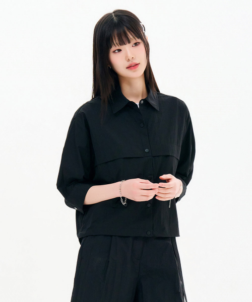 CHASECULT(チェイスカルト)の「レディース 7部袖カラージャンパー-FBRG4174C03(その他アウター・レディース・ブラック・FRE)」の5枚目の写真